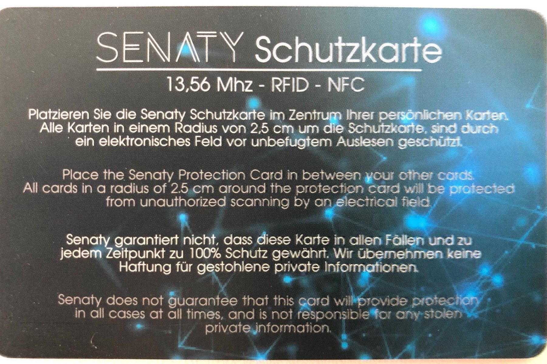 Portafogli: Kreditkartenetui mit RFID Schutzkarte – Nuovo e nell'imballaggio originale da Utzigen venduto da Flyblue 7