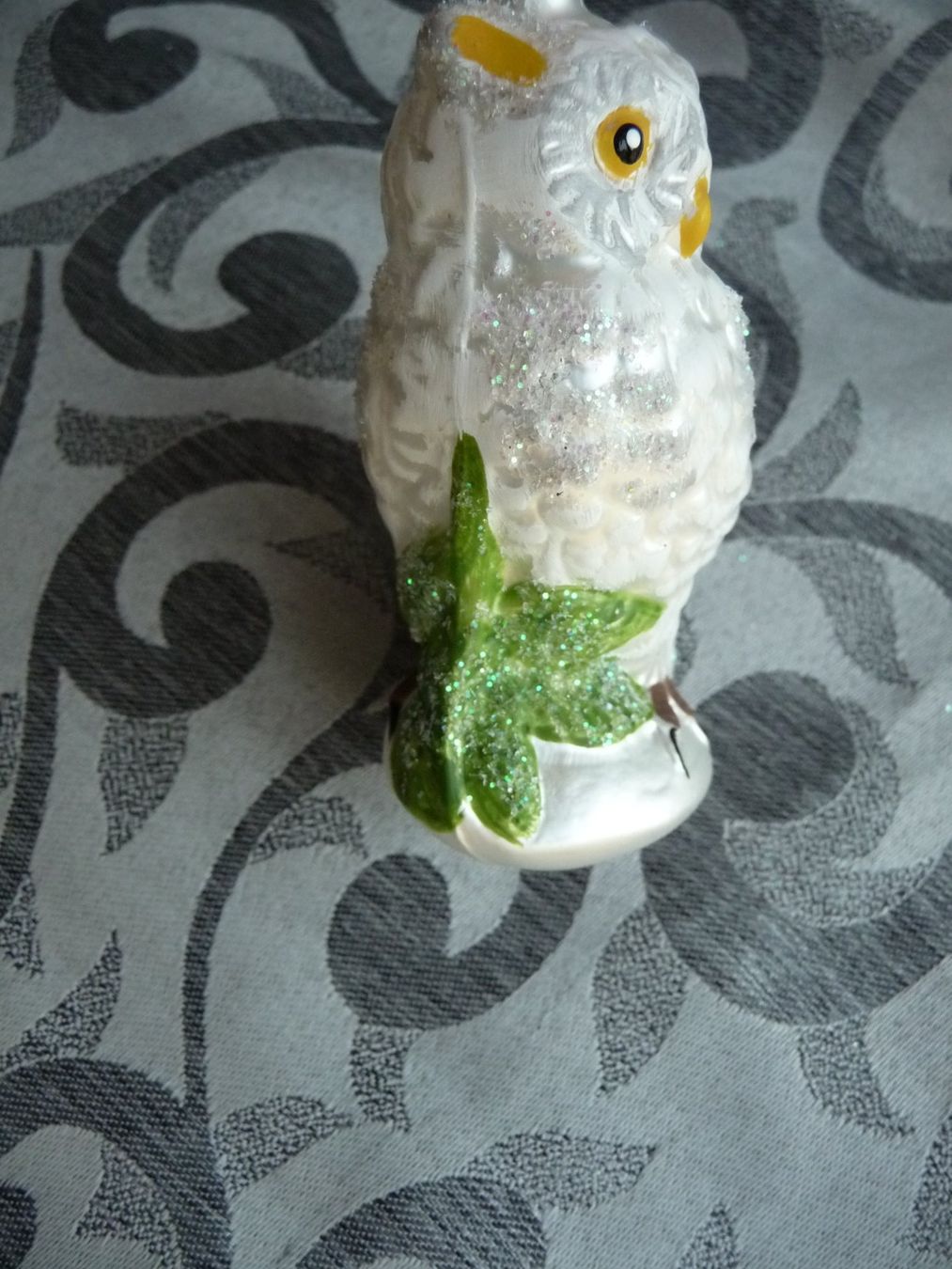 Toutes les décorations: weisse Eule auf Ast, Vogel Christbaumschmuck – Neuf avec emballage d'origine à Alpnach Dorf par marvo 4