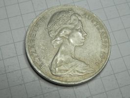 Australien 10 Cent, 1974