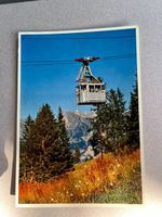 Postkarte alt, Luftseilbahn Unterterzen-Tannenbodenalp, 1959