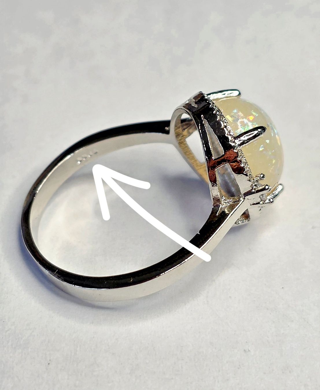 Ringe: Silber Fingerring Opal – Neu (gemäss Beschreibung) aus Zürich von Benedikt21 8