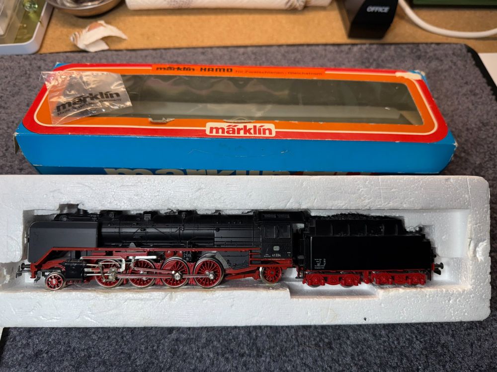 Märklin grosse Dampflok HO mit Tender Hamo 8382 Kaufen auf Ricardo