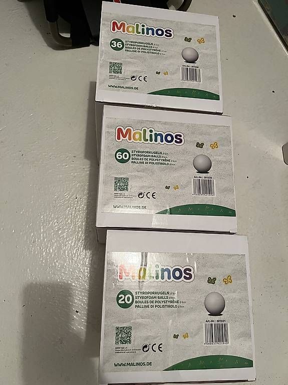 Kit bricolage: Malinos Styroporkugeln, verschiedene Grösse Durchmesser – Usato da Eschen venduto da 1sc_xgk7