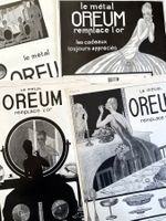 Oreum - 4 alte Werbungen / Anciennes publicités 1924