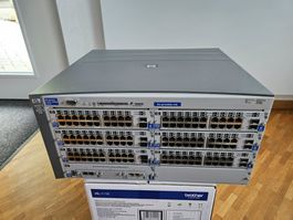 HP procurve switch 4108gl J4865A mit Modulen J4908A, J4864A