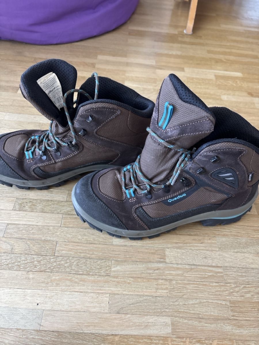 Decathlon Scarpe da uomo: Hiking Boots Brown/Blue Size 42 Used – Usato da Genève venduto da Ellentxen 4