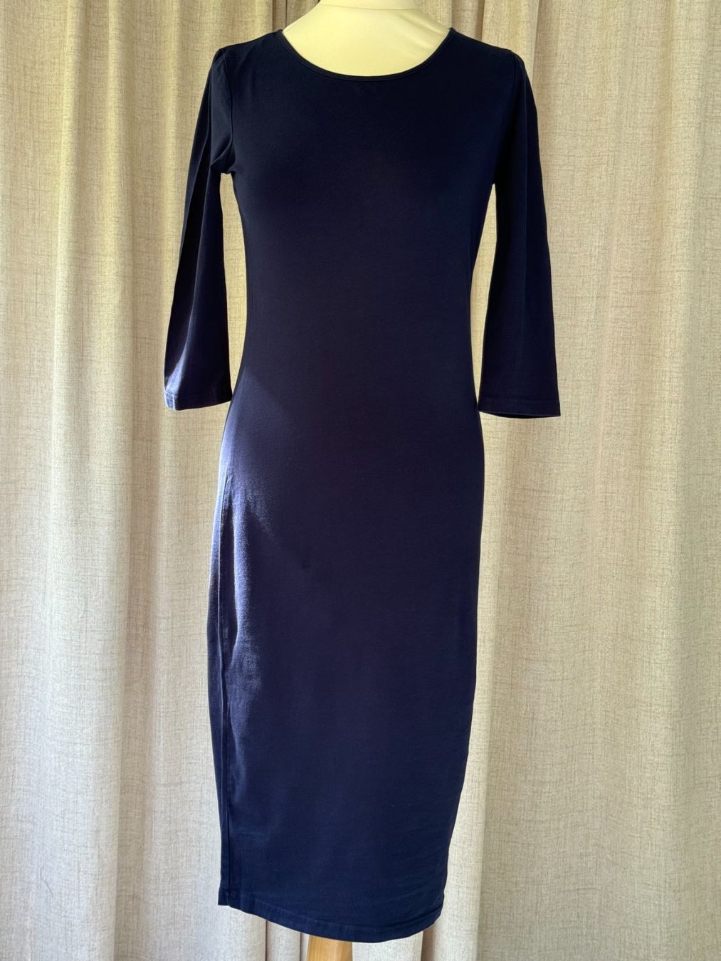 Vestiti: Robe simple mi-mollet bleu marine - Terranova – Usato da Genève venduto da Reveur 1