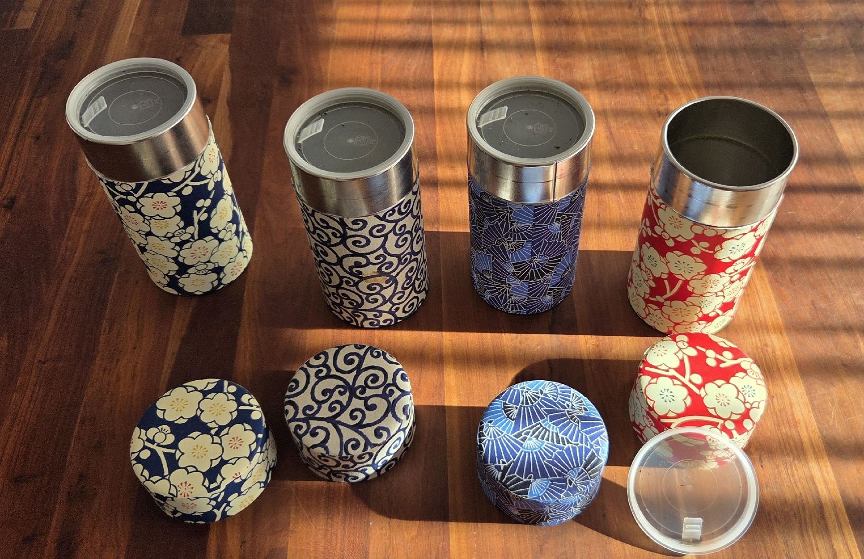 Teiere: 4 Japanisch washi Teedosen – Usato da Baden venduto da Digit6 2