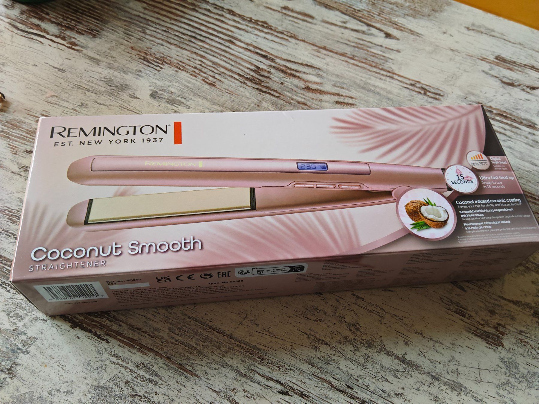 Remington Lockenstäbe & Haarglätter: Remington Haarglätter Coconut Smooth – Gebraucht aus Staad SG von Hope80