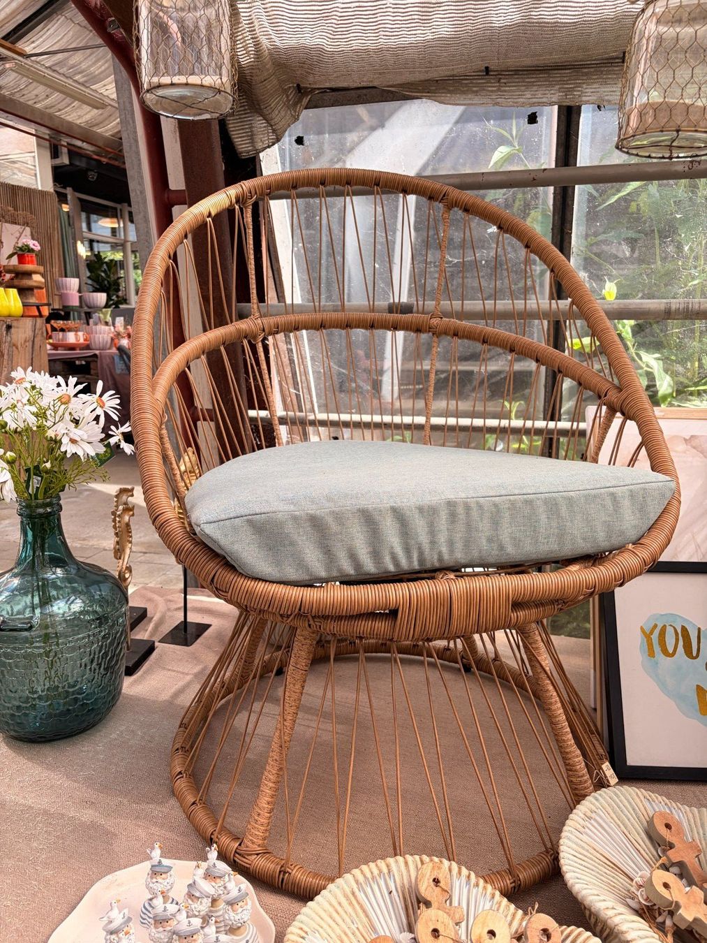 Poltrone: Korbsessel Boho-Style – Nuovo (secondo la descrizione) da Sursee venduto da pflugshaupt01 1