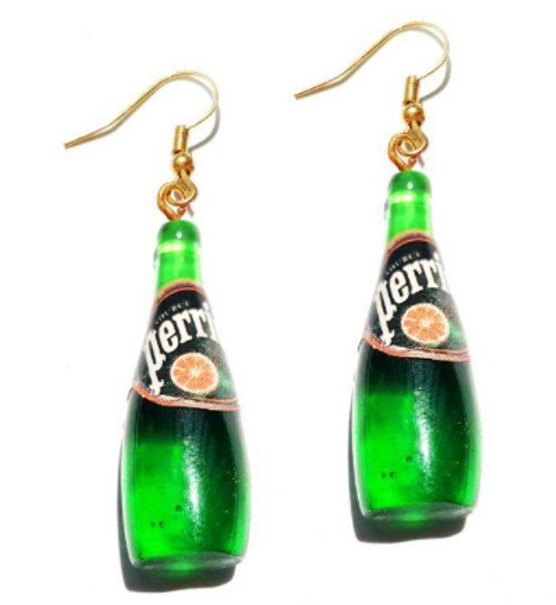Ohrringe & -stecker: Ohrringe 194 - Flasche Perrier - 1 Paar – Neu und originalverpackt aus Goldiwil (Thun) von han_v5b7