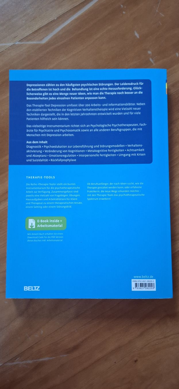 Libri: Therapie-Tools Depression – Nuovo (secondo la descrizione) da Wuppenau venduto da Jaqueline 1