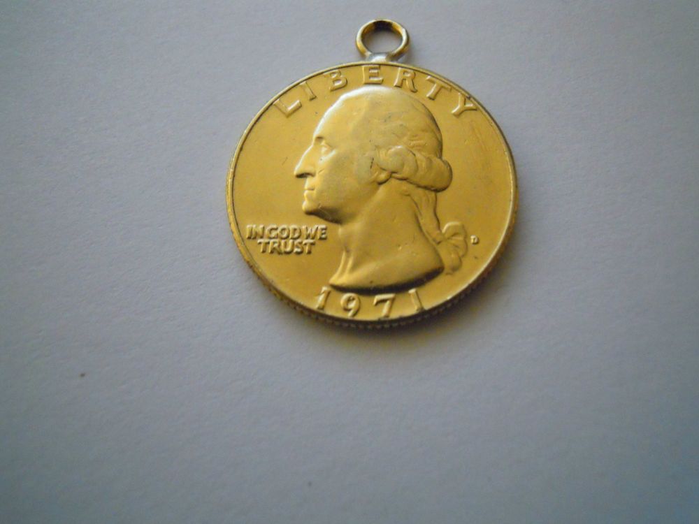 USA Quarter Dollar 1971 vergoldet Kaufen auf Ricardo