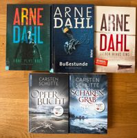 5 Bücher: Arne Dahl & Carsten Schütte