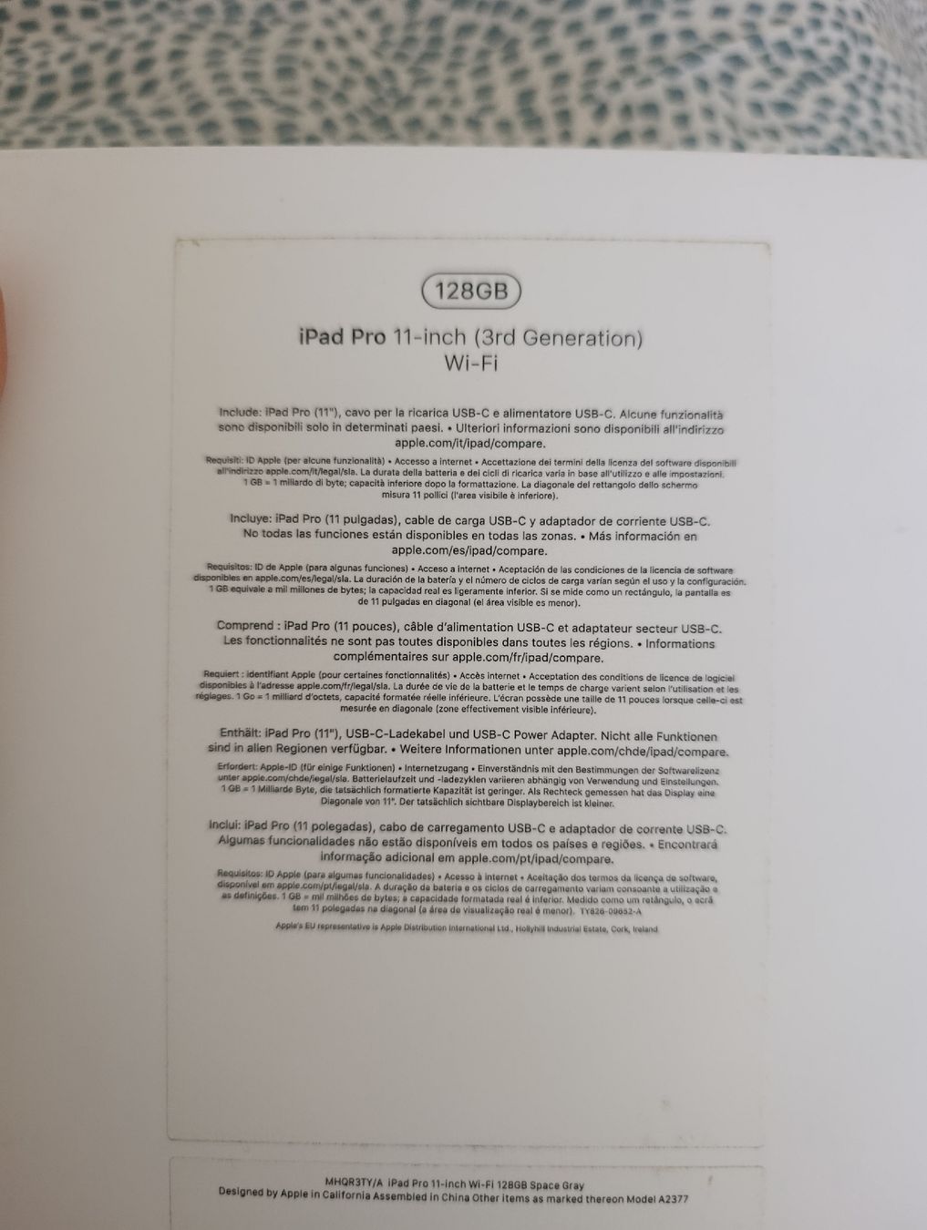 Apple Tablettes PC: iPad pro 3rd generation – Neuf (Voir description) à Lausanne par mehhhdi 3