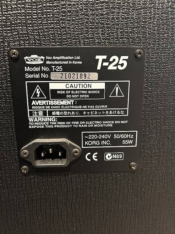 Amplificatori: Vox Bass Amp T-25 – Usato da Altdorf UR venduto da wuuug34 2