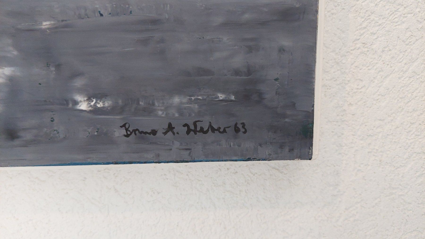 Dipinti: Oelbild von Bruno A.Weber. 1963 – Usato da Bollingen venduto da Jan07 2
