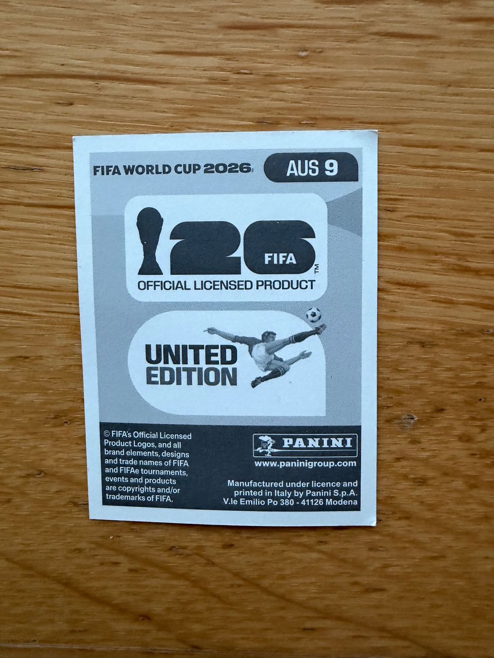 Panini Sammelbilder & Trading cards: Panini AUS 9 Lewis Miller – Neu (gemäss Beschreibung) aus Zürich von bel5 1