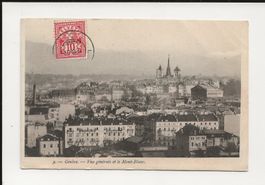 AK 1907  Genf mit Mont Blanc