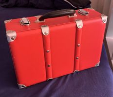 Kleiner Koffer rot vintage Zustand