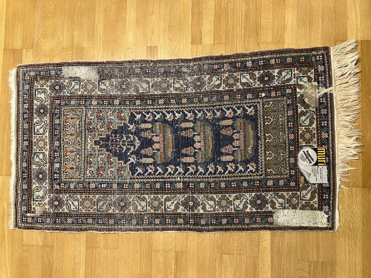 Teppiche: Perserteppich, dunkelblau-beige, Grösse ca. 110 x 59 cm – Gebraucht aus Othmarsingen von Sumeja 1