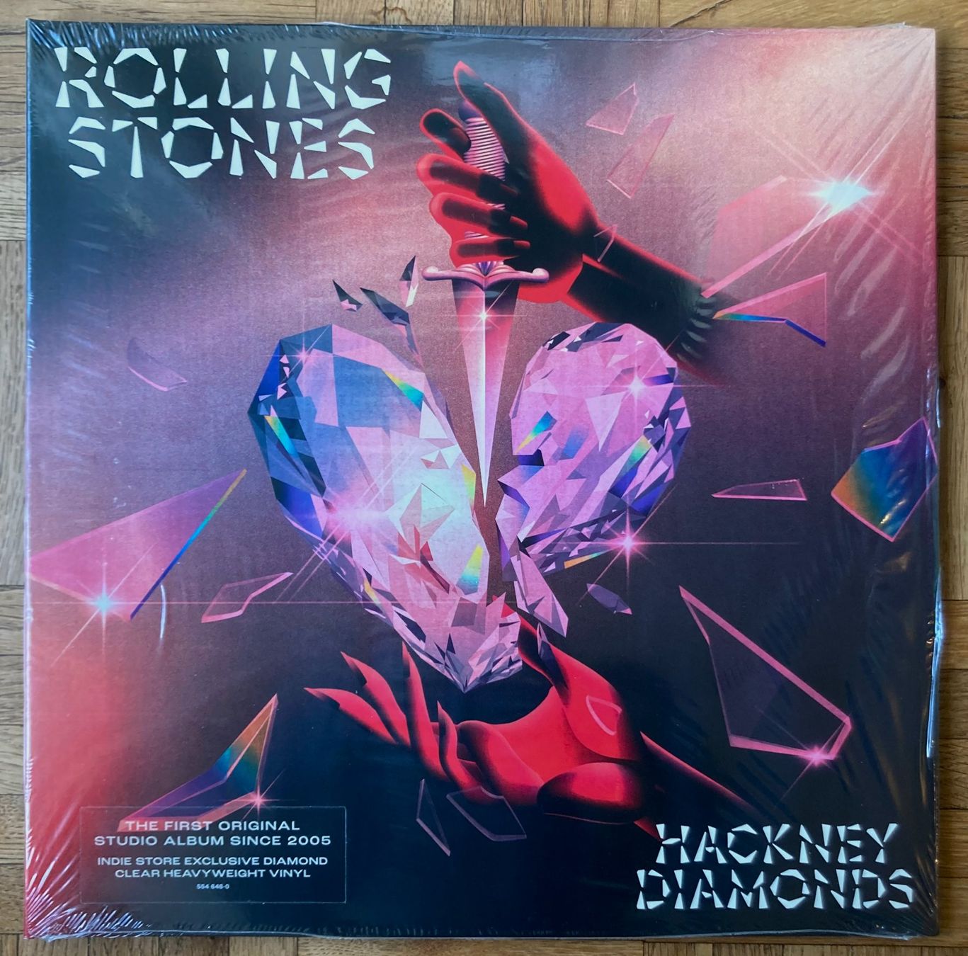 Dischi in vinile: Rolling Stones  Hackney Diamonds (LP-Diamond Clear) – Nuovo (secondo la descrizione) da Corsier-sur-Vevey venduto da Pistol77