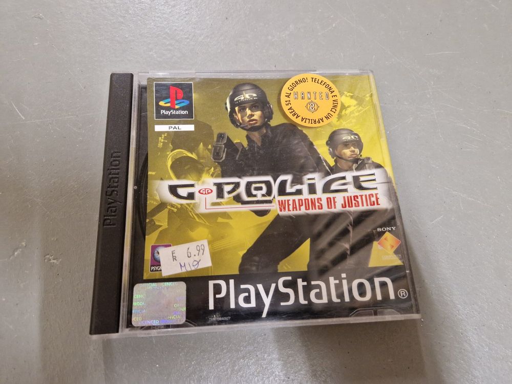 PS1 game - G Police Weapons of Justice | Kaufen auf Ricardo