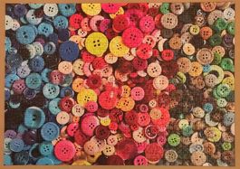 Puzzle 1000 Teile: "Challenge Buttons" von Ravensburger