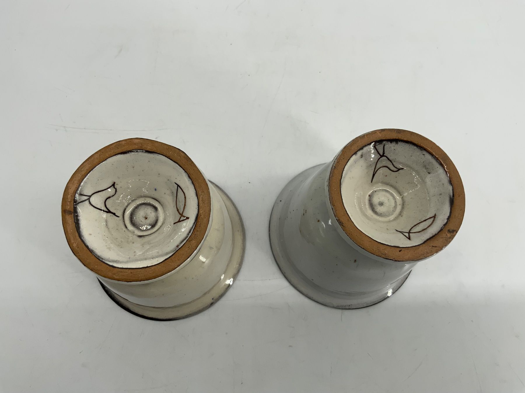 Linck Vasi & Recipienti: 2 Becher mit doppel Marke Linck Gelzer – Usato da Erlach venduto da silvia3235 1