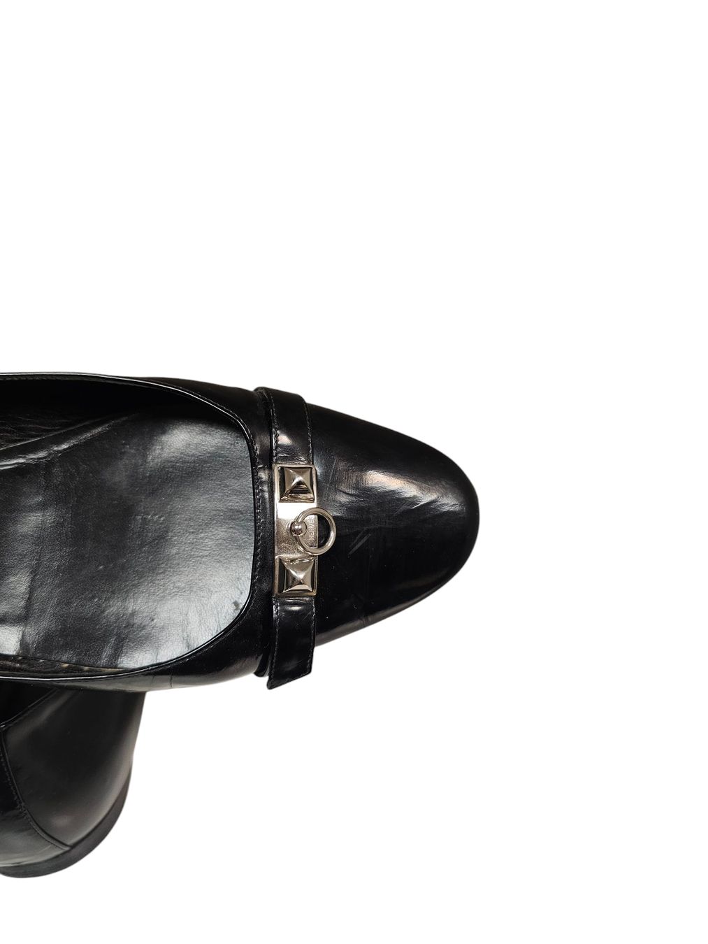Hermès Scarpe da donna: Hermes Paris Ballerinas Black Leather – Usato da Zürich venduto da finesse.shop 4
