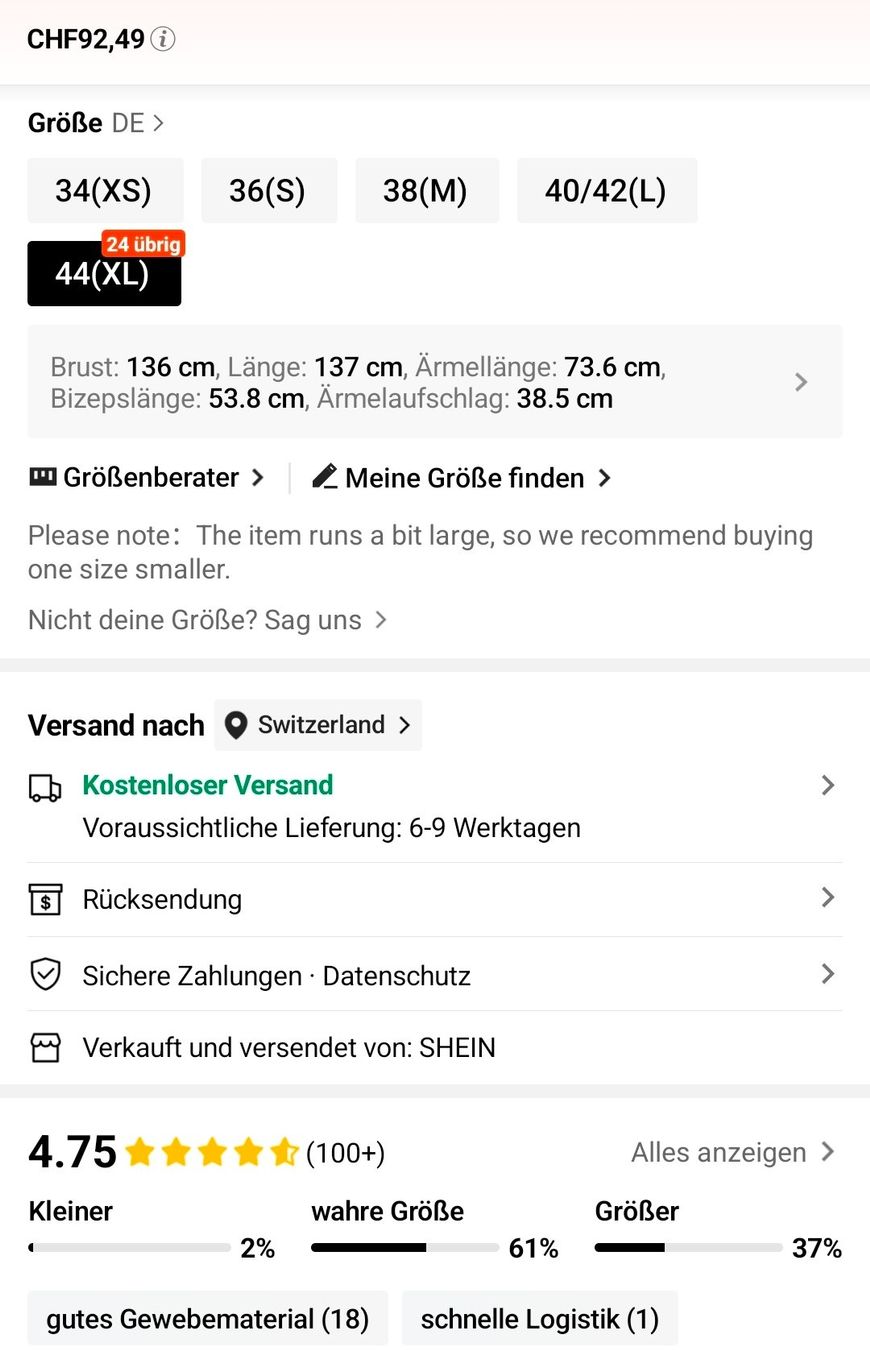 Mäntel: ✨ Oversize Teddy-Mantel - XL - brown – Neu (gemäss Beschreibung) aus Thalwil von VitaMini 5
