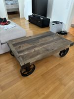 Couchtisch Altholz Metall Industriedesign gebraucht