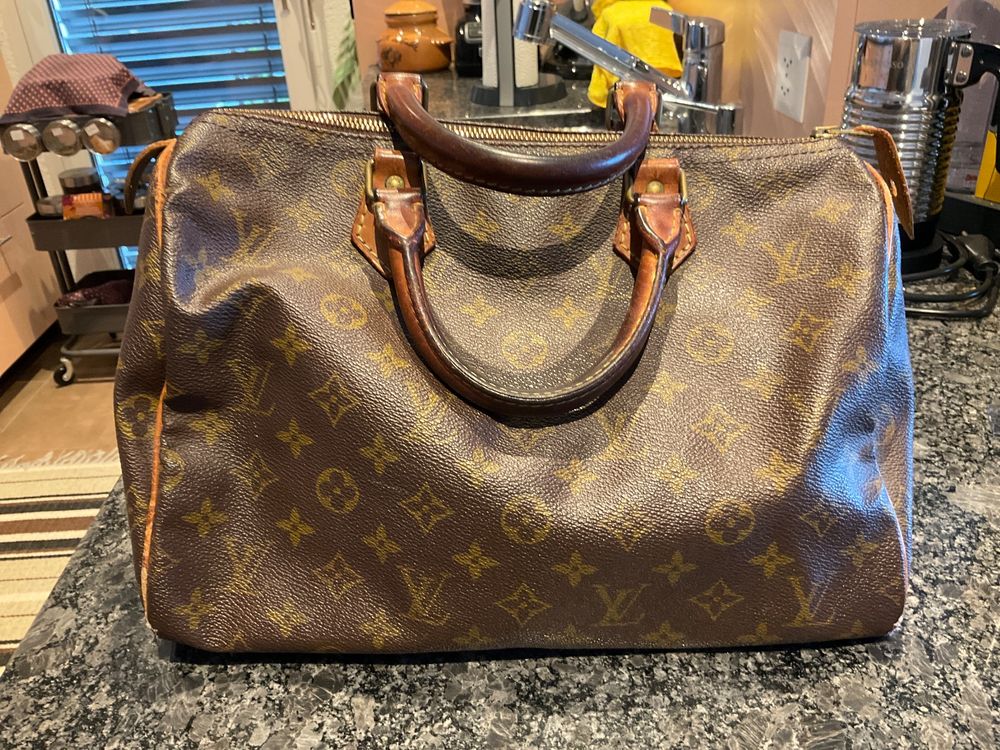 Sac Vuitton Speedy 30 cm occasion en l tat. Acheter sur Ricardo