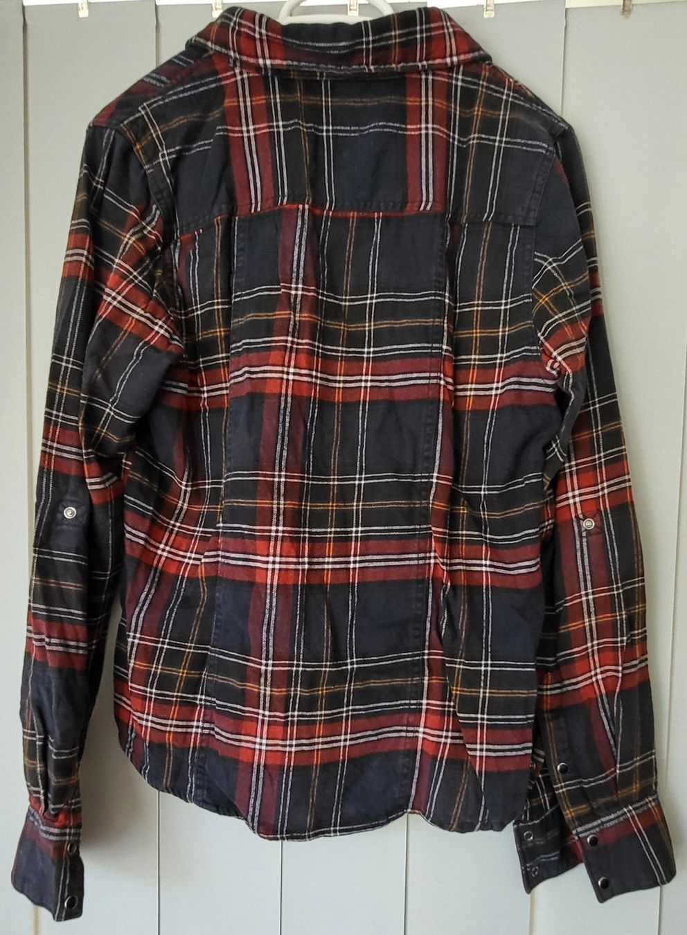 Camicette: Hemdbluse DRIVER Gr. M dunkelblau/rot – Usato da Amriswil venduto da fri_2nm6 1