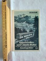 Prospekt APPENZELLER- UND SÄNTIS-BAHN defekt
