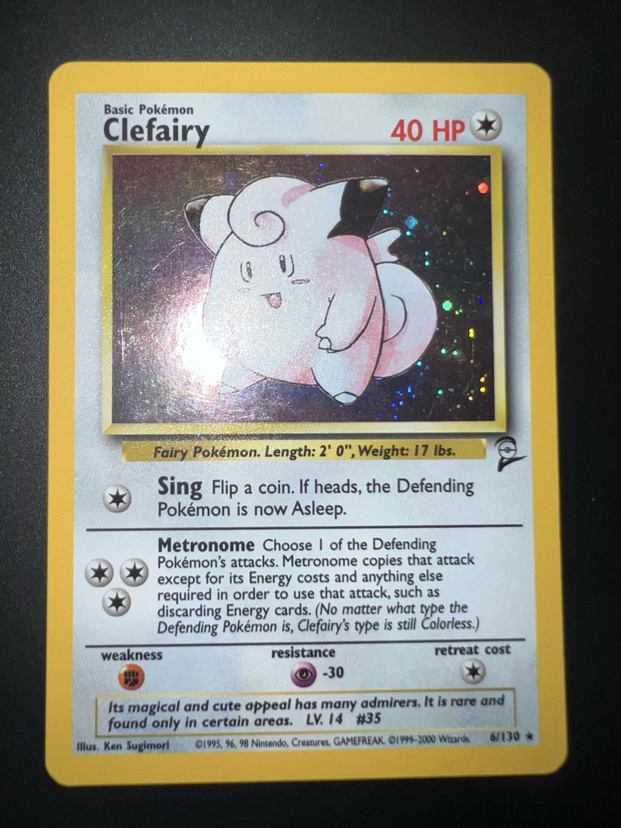Pokémon Carte collezionabili: Clefairy set base2 6/130 – Usato da Bellinzona venduto da ilmirkozard