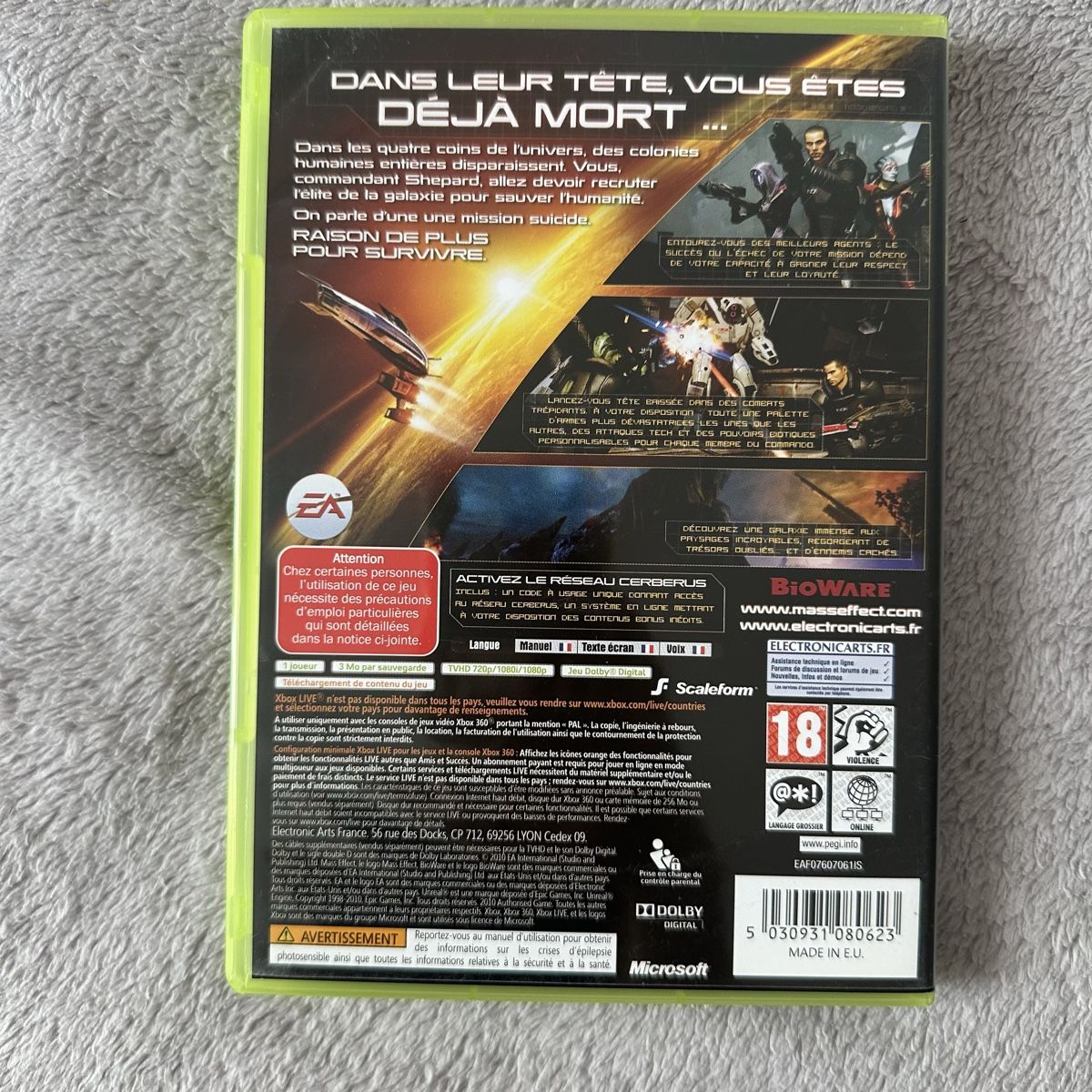 Microsoft Jeux: Mass Effect 2 Xbox 360 2 Discs – Neuf (Voir description) à Givisiez par dor_xb9k 1