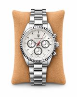 Orologio uomo Maserati cronografo argento pari nuovo