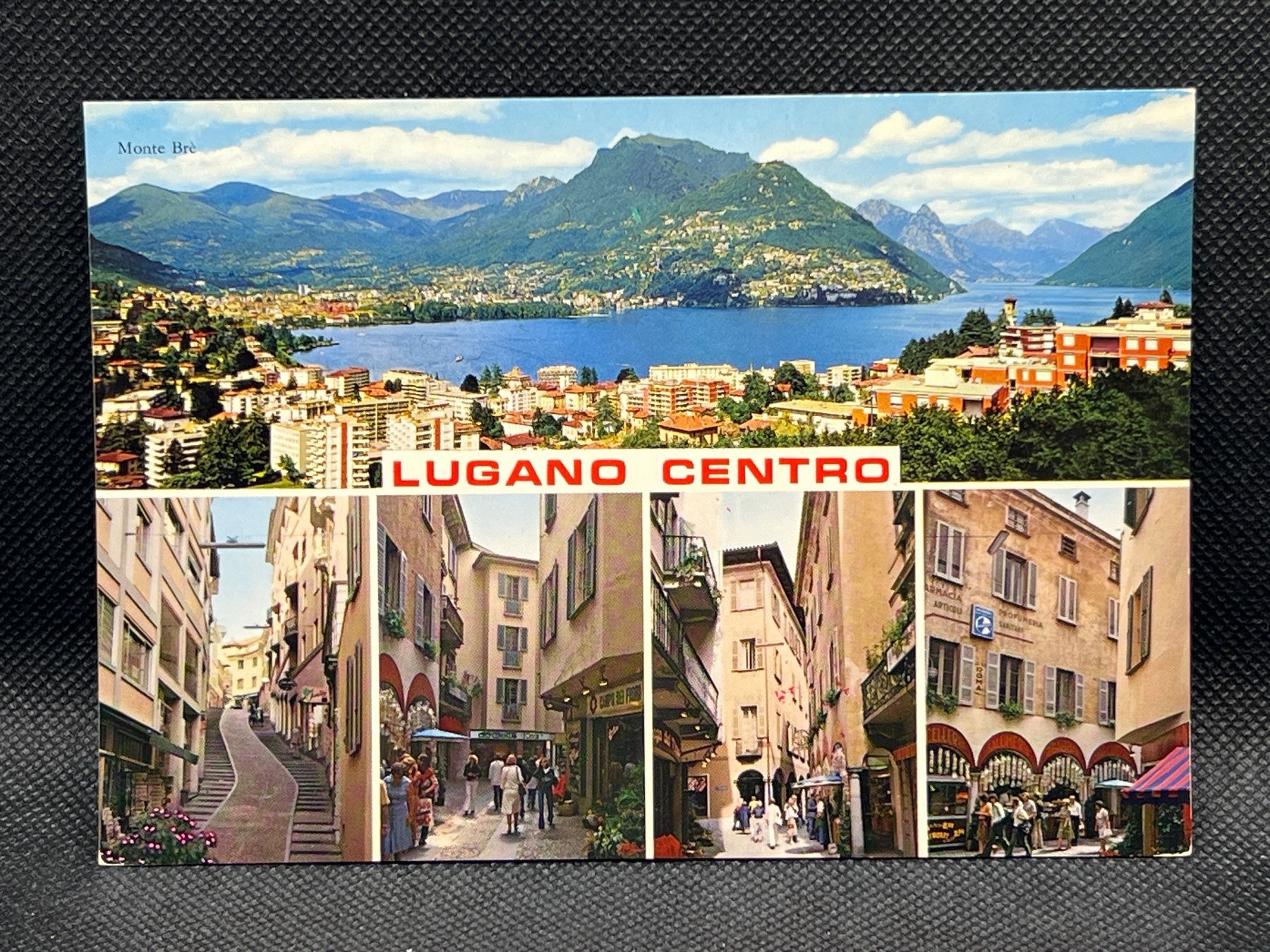 Cartes postales: Lugano Centro: Panorama e centro città – D'occasion à Widnau par Brusi9