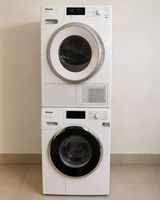 Miele Waschtrockner Set Weiss