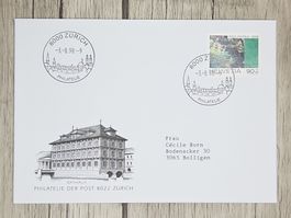 CL11 Enveloppe + Timbre Suisse 1998