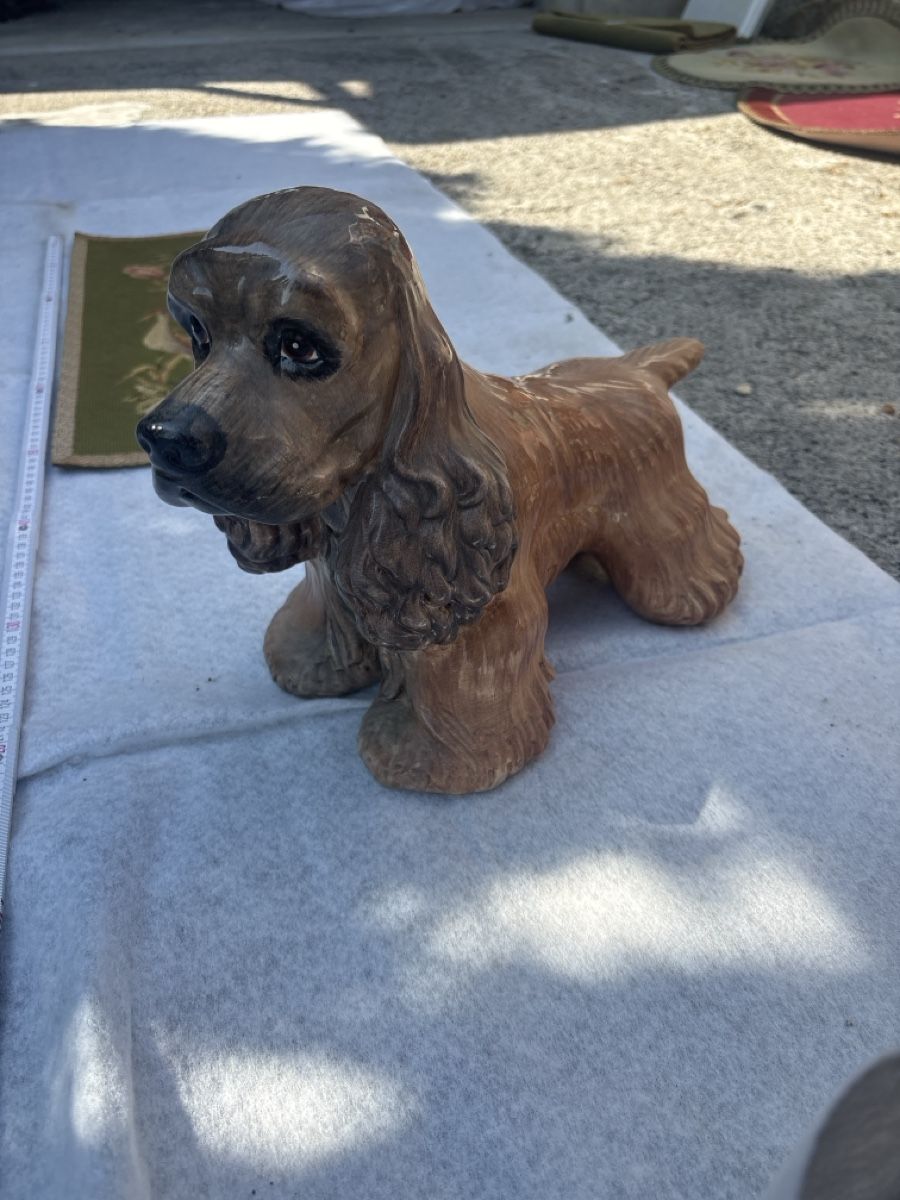 Figuren: Hund Cocker Spaniel Porzellan – Gebraucht aus Reinach von handyman_gp