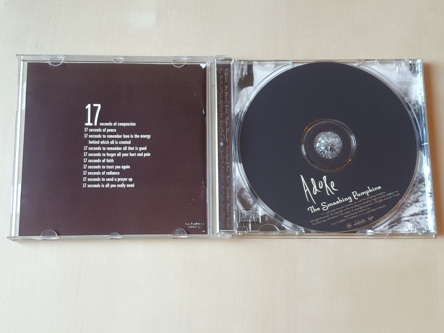 CD: The Smashing Pumpkins Adore – Usato da Stansstad venduto da collectorsshop 2