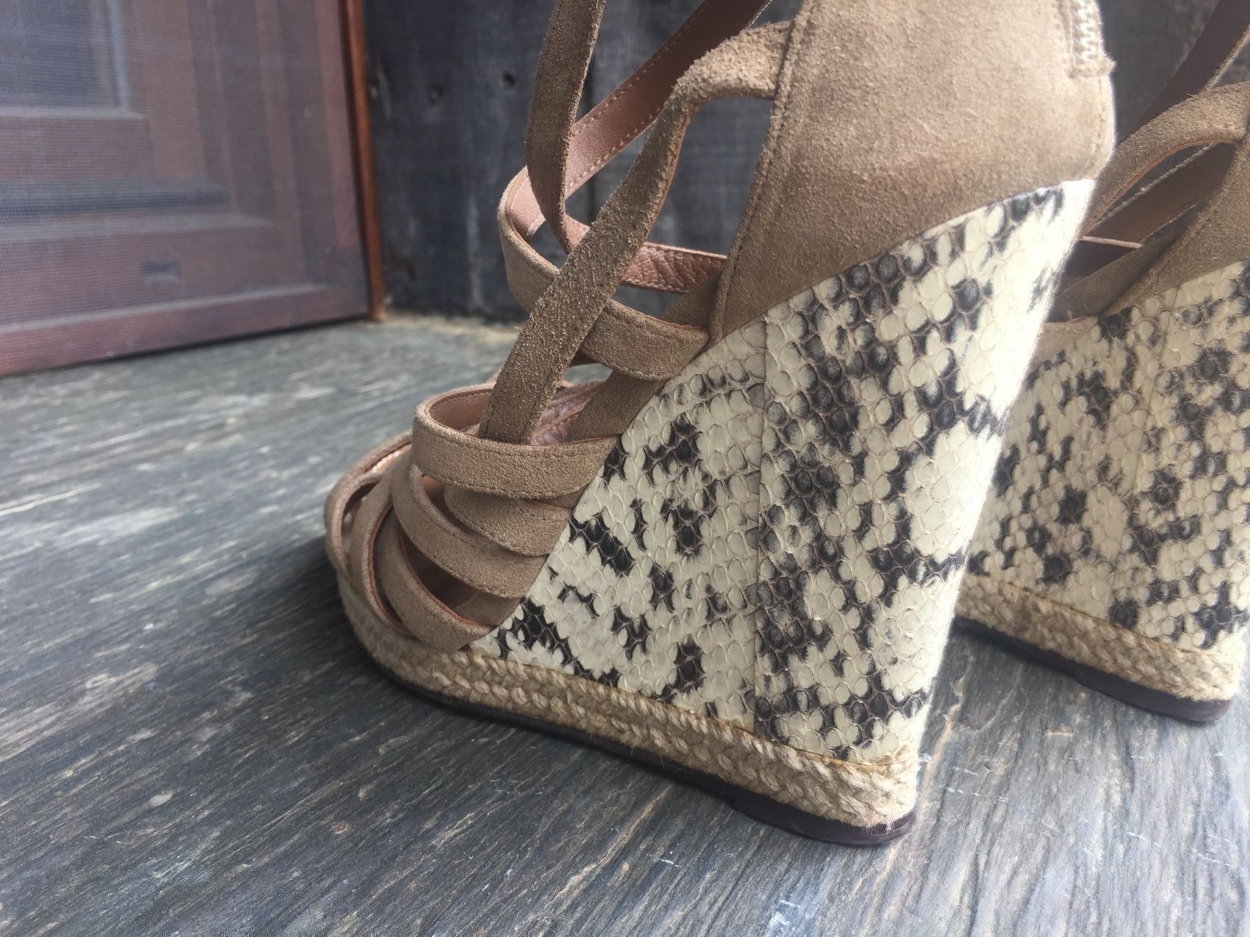 Scarpe da donna: Barbara Bui Python sandals / wedges (39) – Usato da Zug venduto da Nat.yushkevich 3