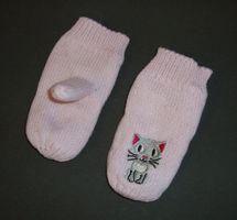 ++ Handschuhe ++ Grösse 1 in rosa ++ NEU