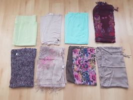 SET Schals / Foulards 8 Teile Lot