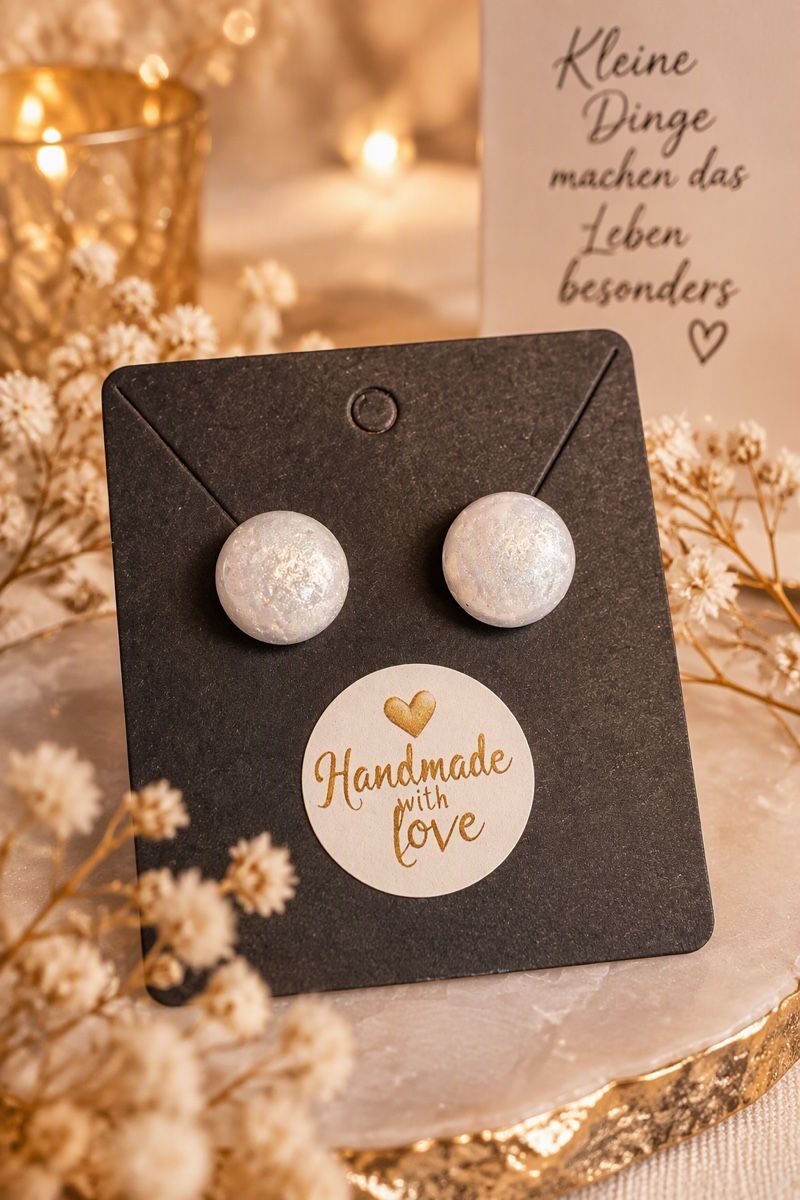 Orecchini pendenti & Orecchini a lobo: Wunderschöne handgefertigte Ohrstecker aus Resin  – Nuovo e nell'imballaggio originale da Murgenthal venduto da mah_vy9v