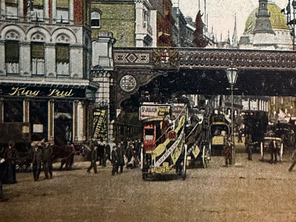 Ansichtskarten: London - Ludgate - Circus - Animation 1908 – Gebraucht aus Lutry von Ediego 2