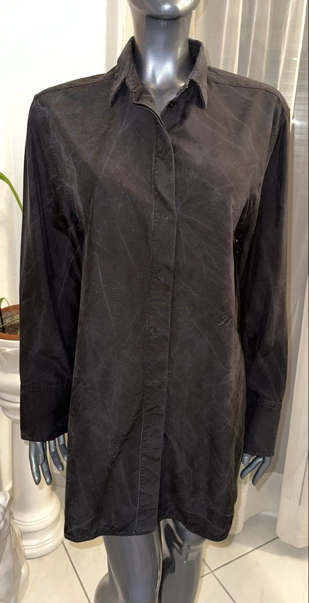 Jil Sander Vestiti: JIL SANDER HEMDKLEID GR. 36 SEIDE neuwertig – Nuovo (secondo la descrizione) da Unteraegeri venduto da MH203 1