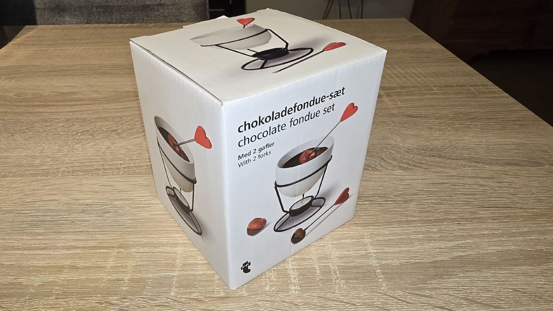 Elettrodomestici da cucina: Schokoladenfondue-Set mit Herz-Gabeln – Nuovo (secondo la descrizione) da Rheinfelden venduto da Bieri92 1